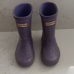 Hunter Speckled Lavender Boots